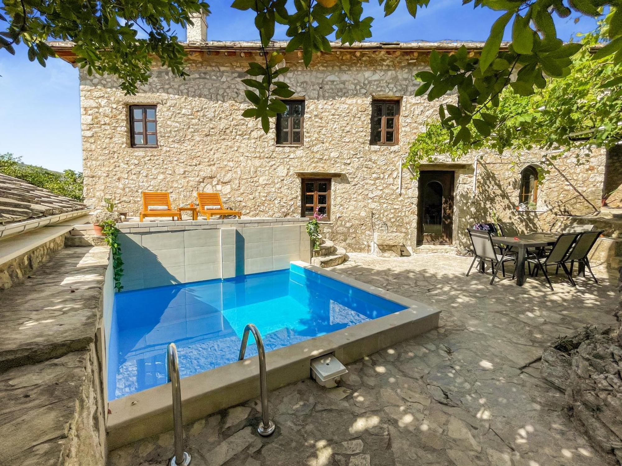 Villa Historic Pocitelj With Pool And Incredible Views On The River And Landmarks Dış mekan fotoğraf
